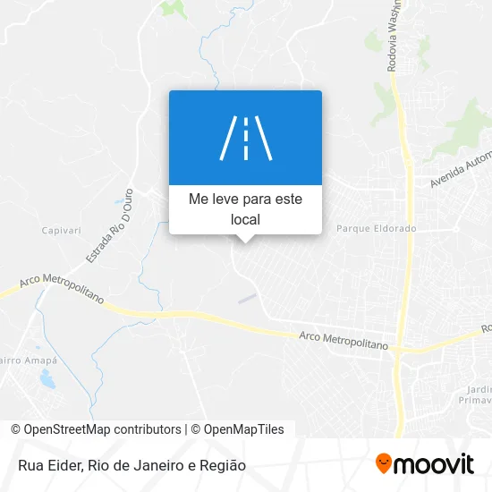 Rua Eider mapa