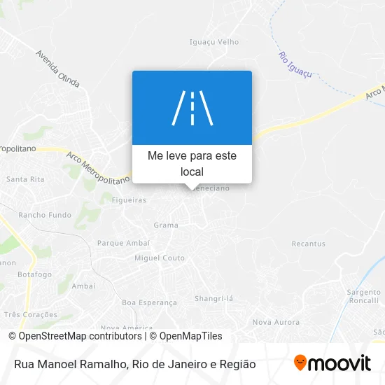 Rua Manoel Ramalho mapa