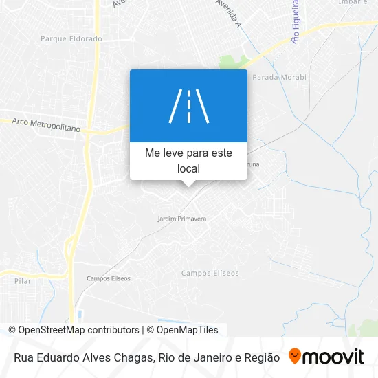 Rua Eduardo Alves Chagas mapa