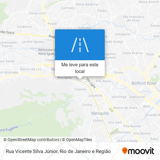 Rua Vicente Silva Júnior mapa