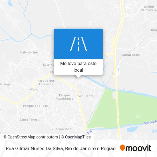 Rua Gilmar Nunes Da Silva mapa