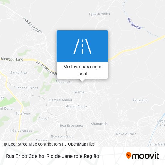 Rua Erico Coelho mapa