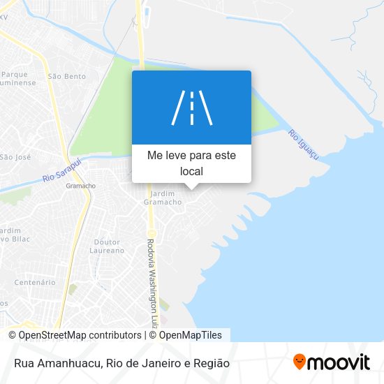 Rua Amanhuacu mapa