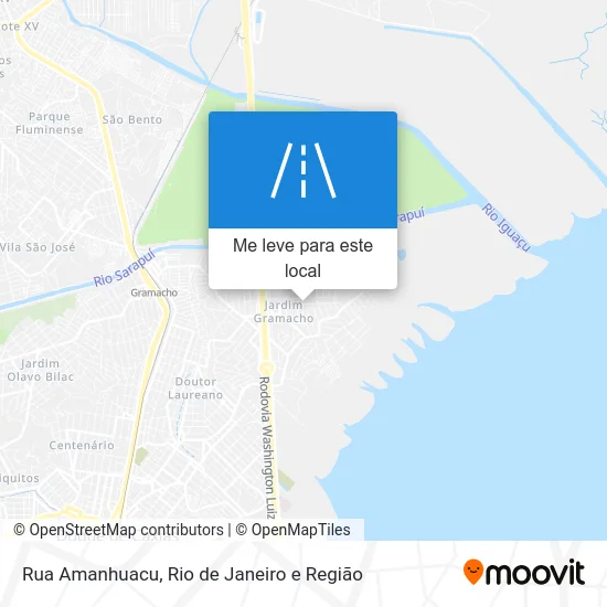Rua Amanhuacu mapa
