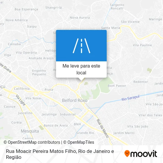 Rua Moacir Pereira Matos Filho mapa
