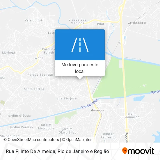 Rua Filinto De Almeida mapa