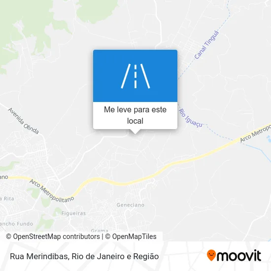 Rua Merindibas mapa