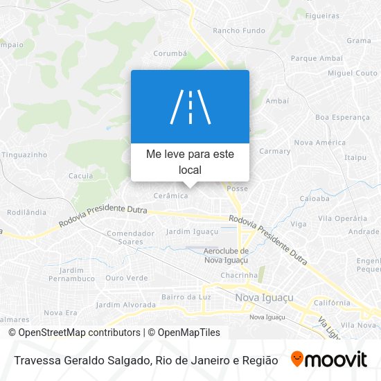 Travessa Geraldo Salgado mapa