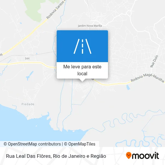 Rua Leal Das Flôres mapa