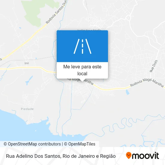 Rua Adelino Dos Santos mapa