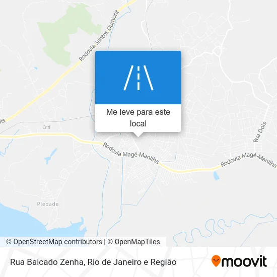 Rua Balcado Zenha mapa
