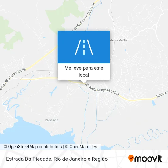 Estrada Da Piedade mapa