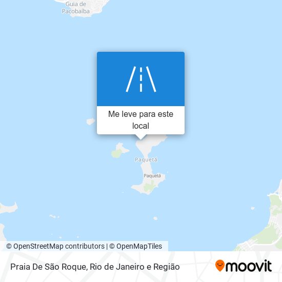 Praia De São Roque mapa