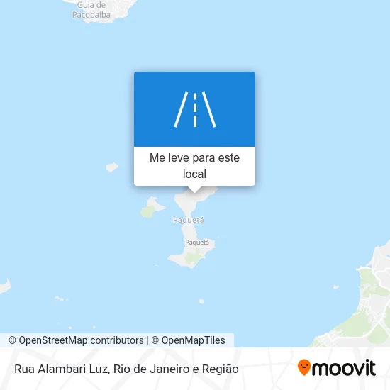 Rua Alambari Luz mapa