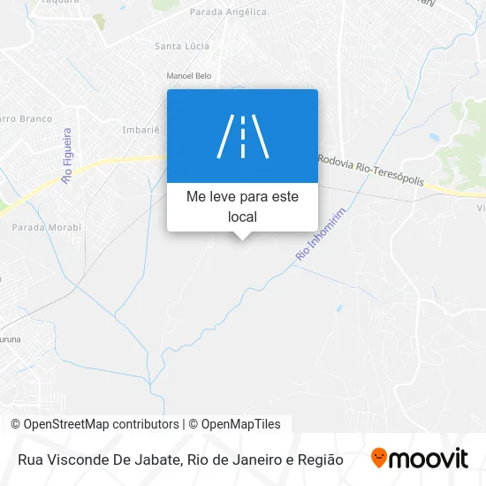 Rua Visconde De Jabate mapa