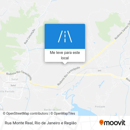 Rua Monte Real mapa