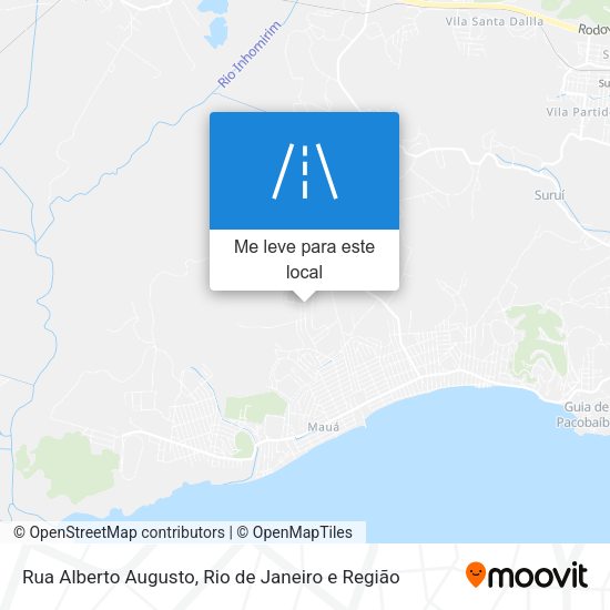 Rua Alberto Augusto mapa