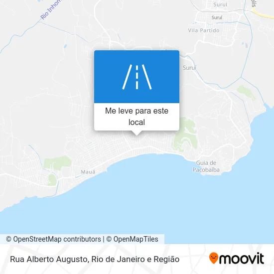 Rua Alberto Augusto mapa