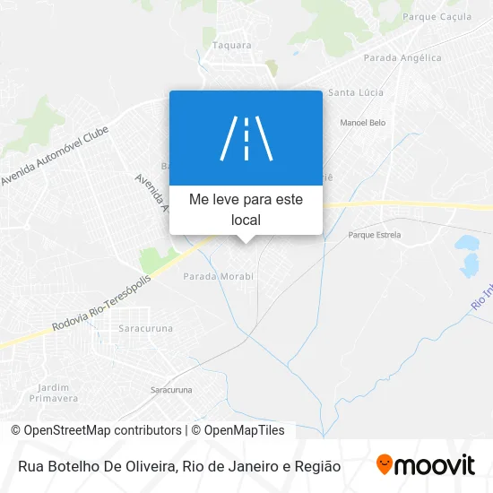 Rua Botelho De Oliveira mapa