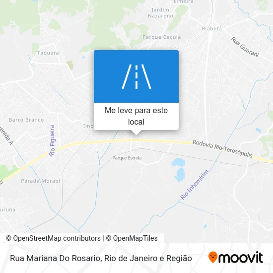 Rua Mariana Do Rosario mapa