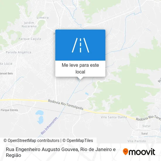 Rua Engenheiro Augusto Gouvea mapa