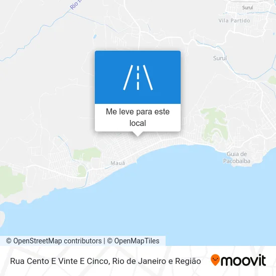 Rua Cento E Vinte E Cinco mapa