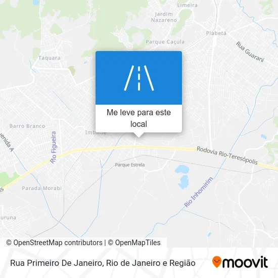 Rua Primeiro De Janeiro mapa