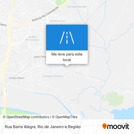 Rua Barra Alegre mapa