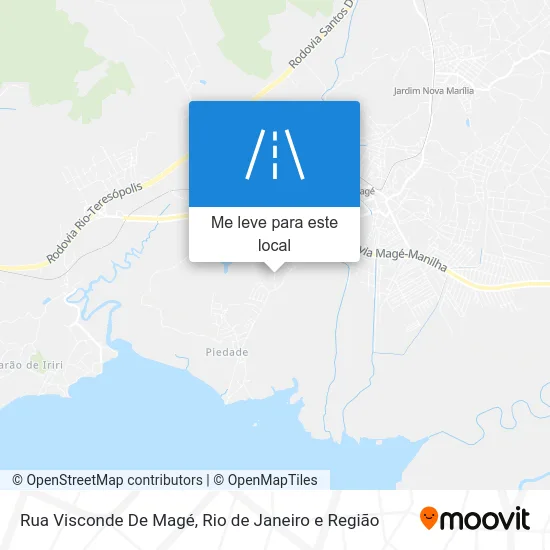 Rua Visconde De Magé mapa