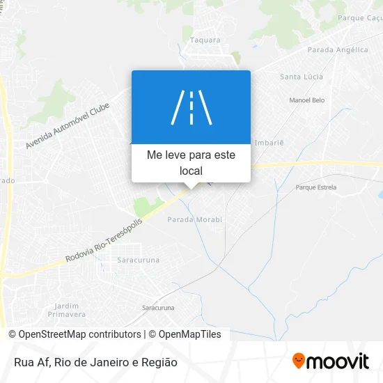 Rua Af mapa