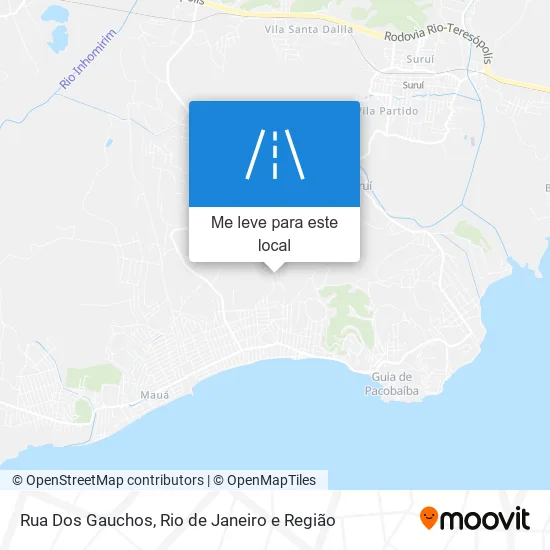 Rua Dos Gauchos mapa