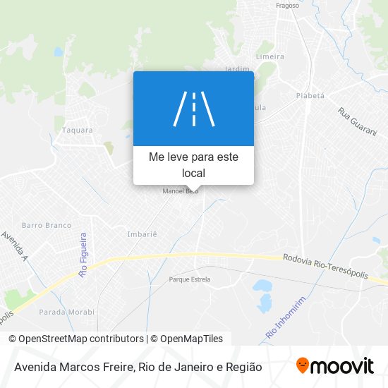 Avenida Marcos Freire mapa