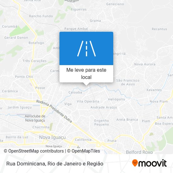 Rua Dominicana mapa