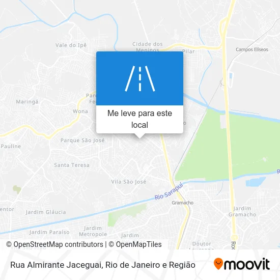 Rua Almirante Jaceguai mapa