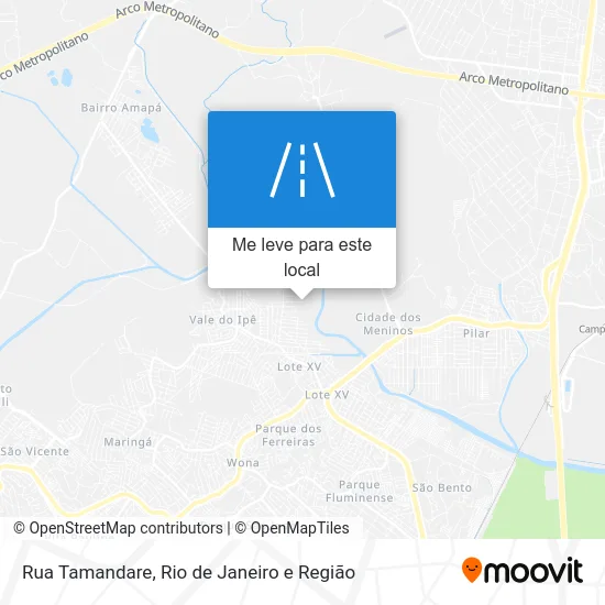 Rua Tamandare mapa