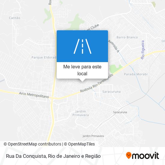 Rua Da Conquista mapa