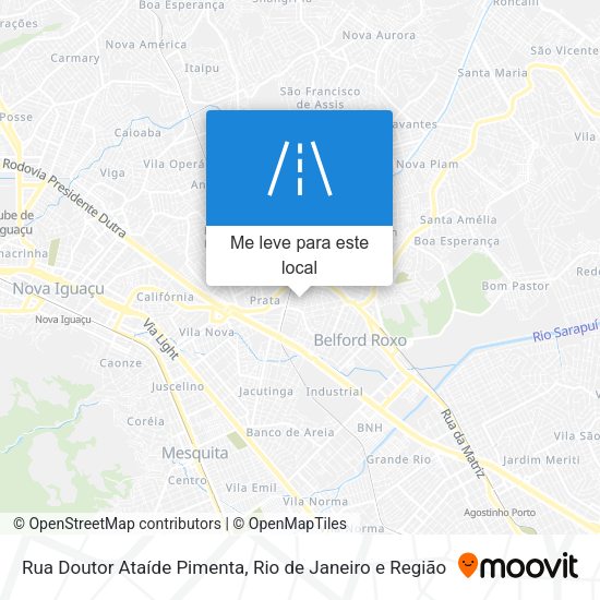 Rua Doutor Ataíde Pimenta mapa