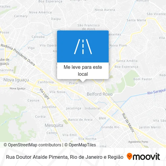 Rua Doutor Ataíde Pimenta mapa