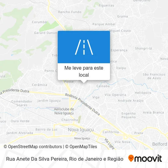 Rua Anete Da Silva Pereira mapa