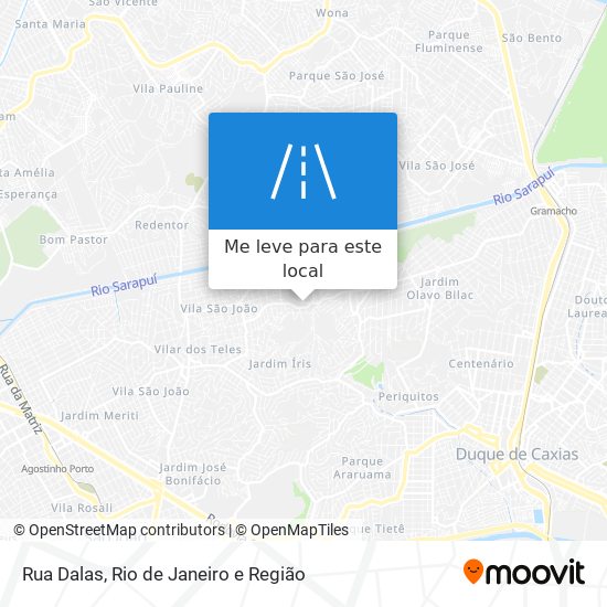 Rua Dalas mapa