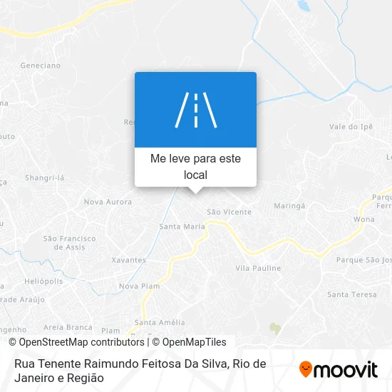 Rua Tenente Raimundo Feitosa Da Silva mapa