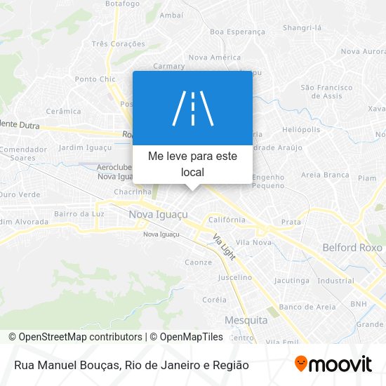 Rua Manuel Bouças mapa