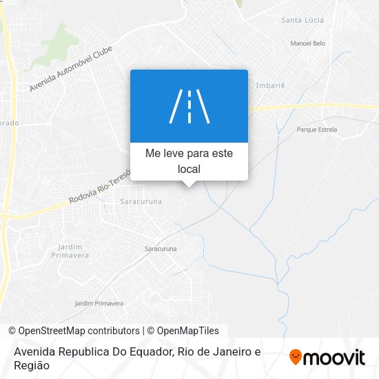 Avenida Republica Do Equador mapa