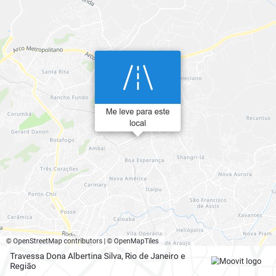 Travessa Dona Albertina Silva mapa