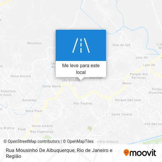Rua Mousinho De Albuquerque mapa