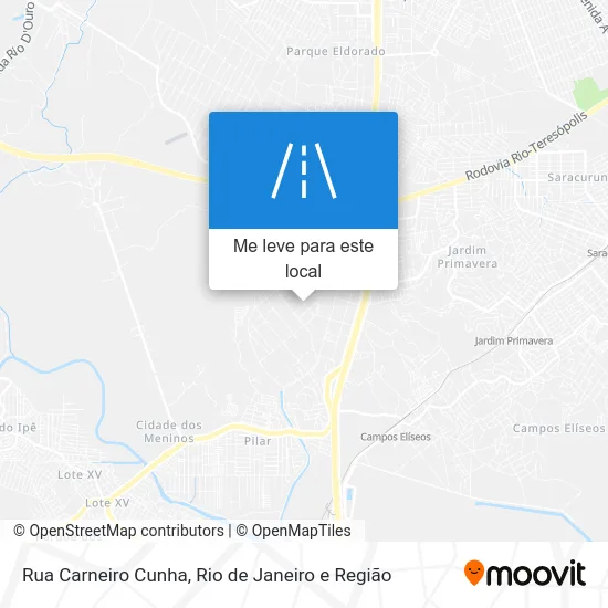 Rua Carneiro Cunha mapa