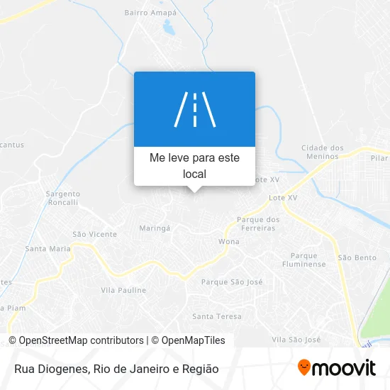 Rua Diogenes mapa