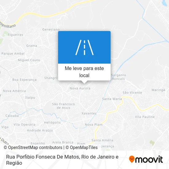 Rua Porfibio Fonseca De Matos mapa