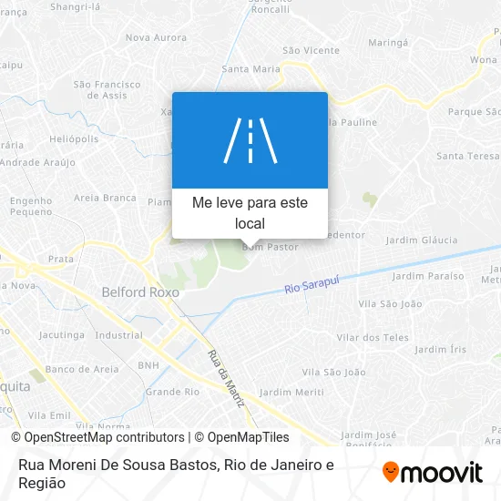Rua Moreni De Sousa Bastos mapa