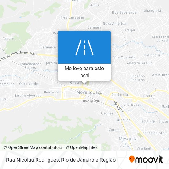 Rua Nicolau Rodrigues mapa